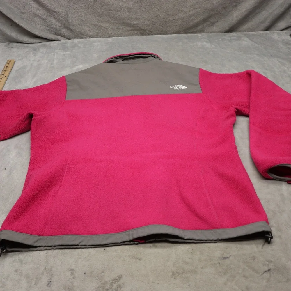 North Face Jacket Womens XL Pink Denali Fleece Polartec Full Zip Outdoor Hking